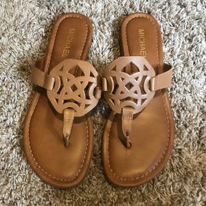 Brown Sandals (Tory Burch -esque)